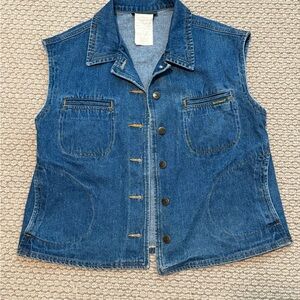 Vintage Harve Benard Denim Vest